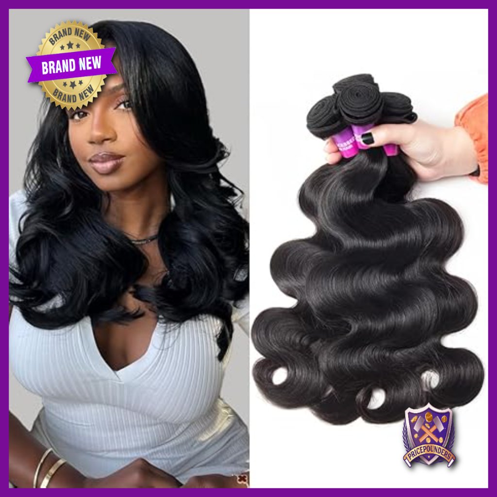 12a Brazilian Virgin Body Wave Hair Extensions 4 Bundles 400g